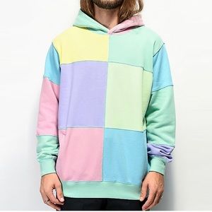 H3H3 Teddy Fresh Color Block Pull Over Hoodie XXL 2X
